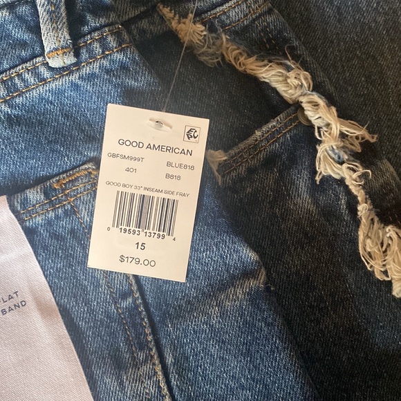 Good American “Good Boy” Jeans. Size 15. - Picture 3 of 4